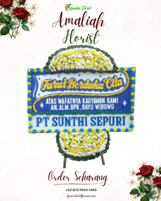 Papan Bunga Duka di Benu Benua